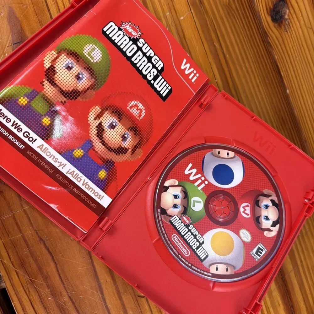 New Super Mario Bros. Wii (Nintendo Wii, 2009) CIB Tested MINT!!